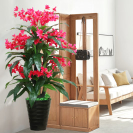 假花仿真花客厅摆设塑料花仿真植物盆景室内装饰红掌大型绿植盆栽
